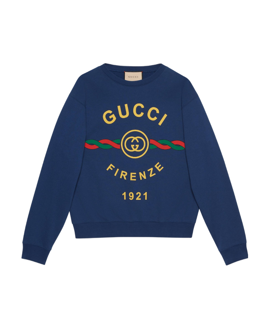★GUCCI★SWEATSHIRT LIGHT FELTED COTTON＊721427XJF5T Felted cotton jersey zip jacket in white | GUCCI® US