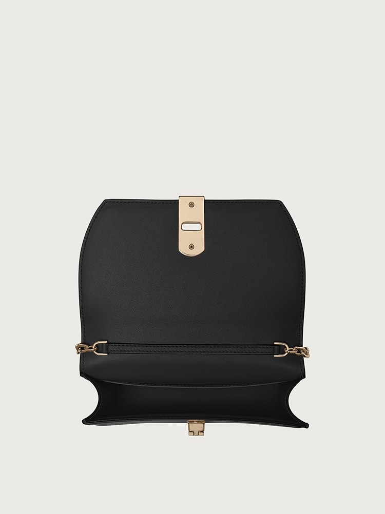 Ferragamo Boxyz Mini Shoulder Bag In Black