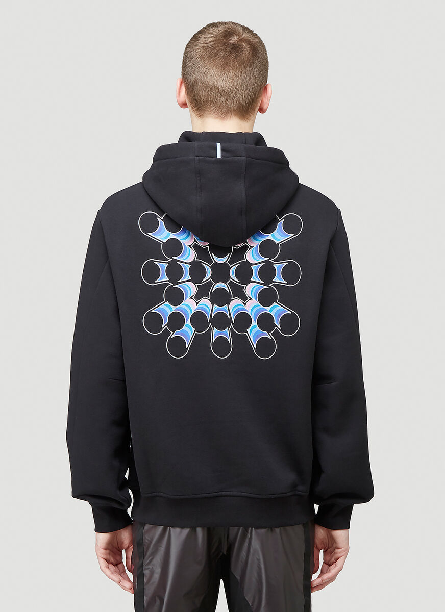 Mcq By Alexander Mcqueen Fantasma Slogan Print Hoodie In Black