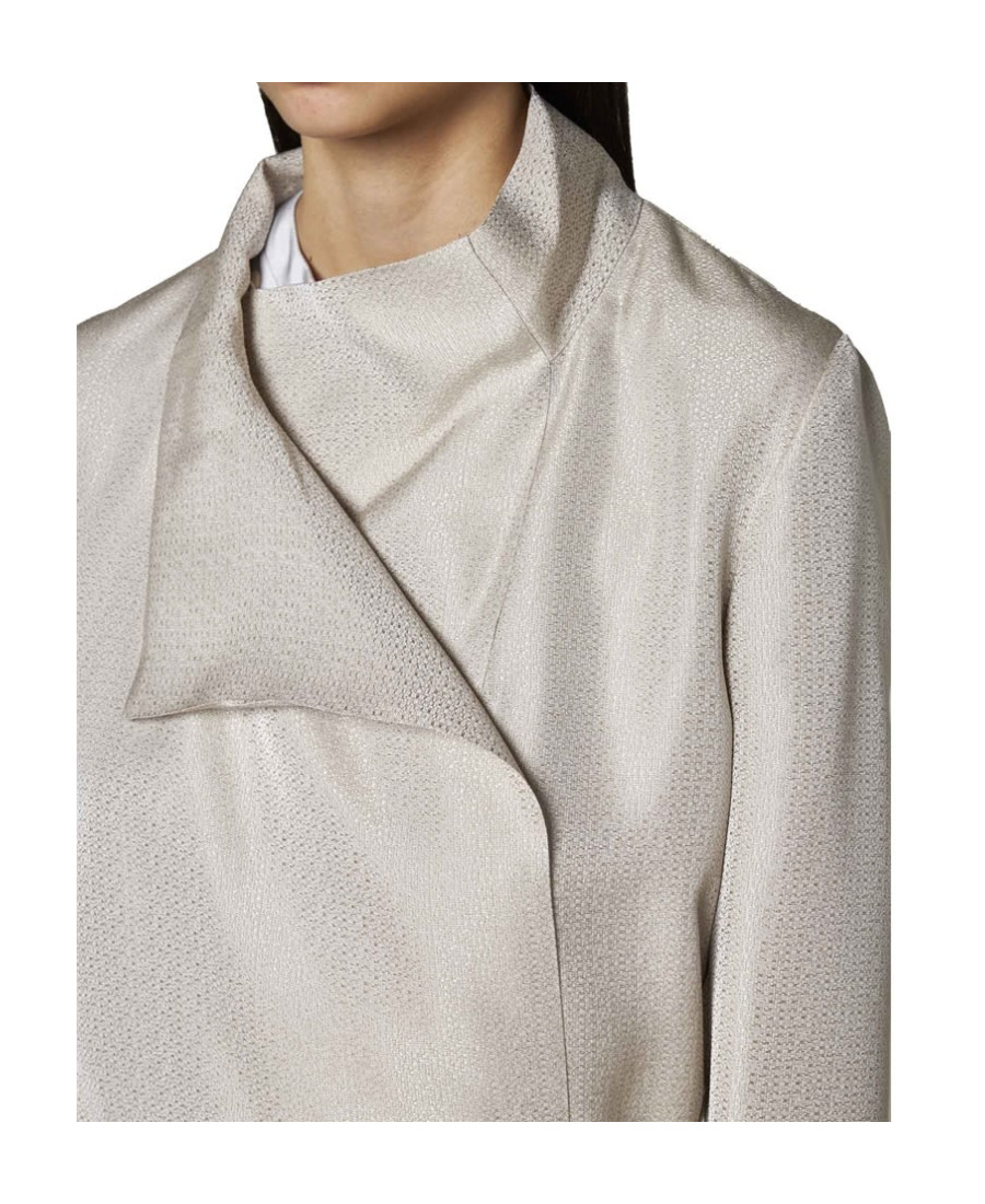 Giorgio Armani Belted Midi Coat In White