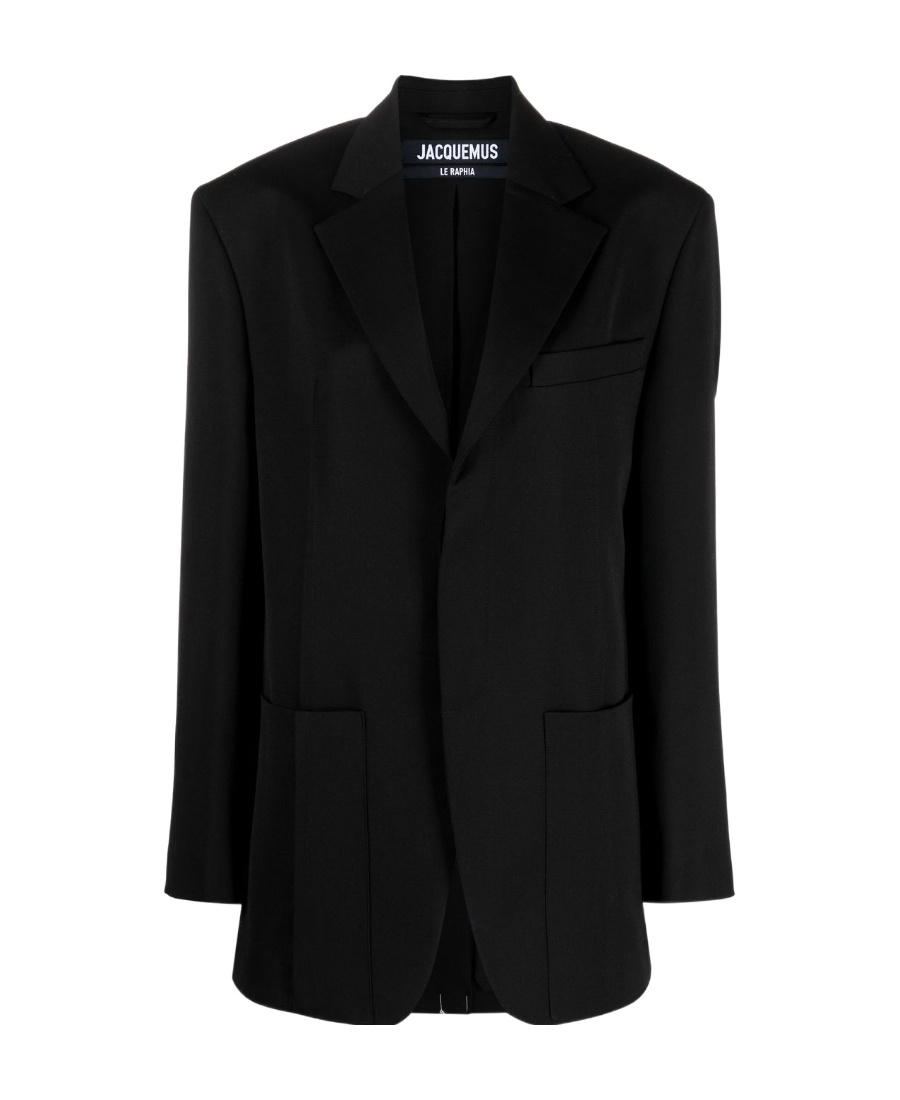 Jacquemus La Veste D'homme Wool-blend Blazer In Black