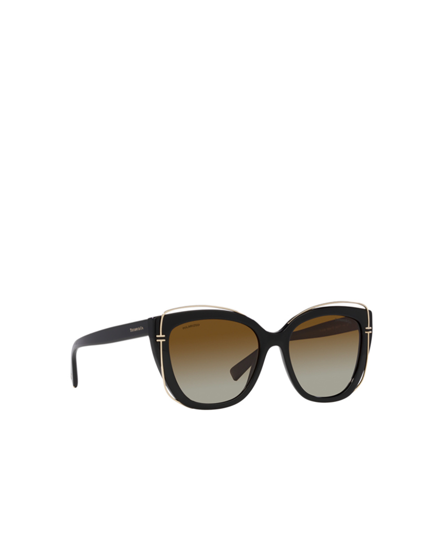 Tiffany & Co Geometric Frame Sunglasses In Black