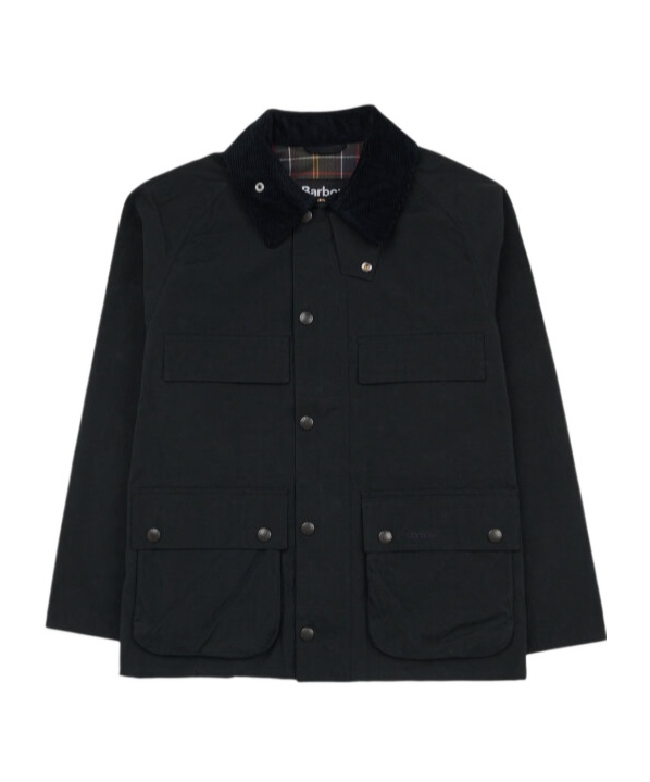 Barbour Long-sleeved Casual Coat In Black