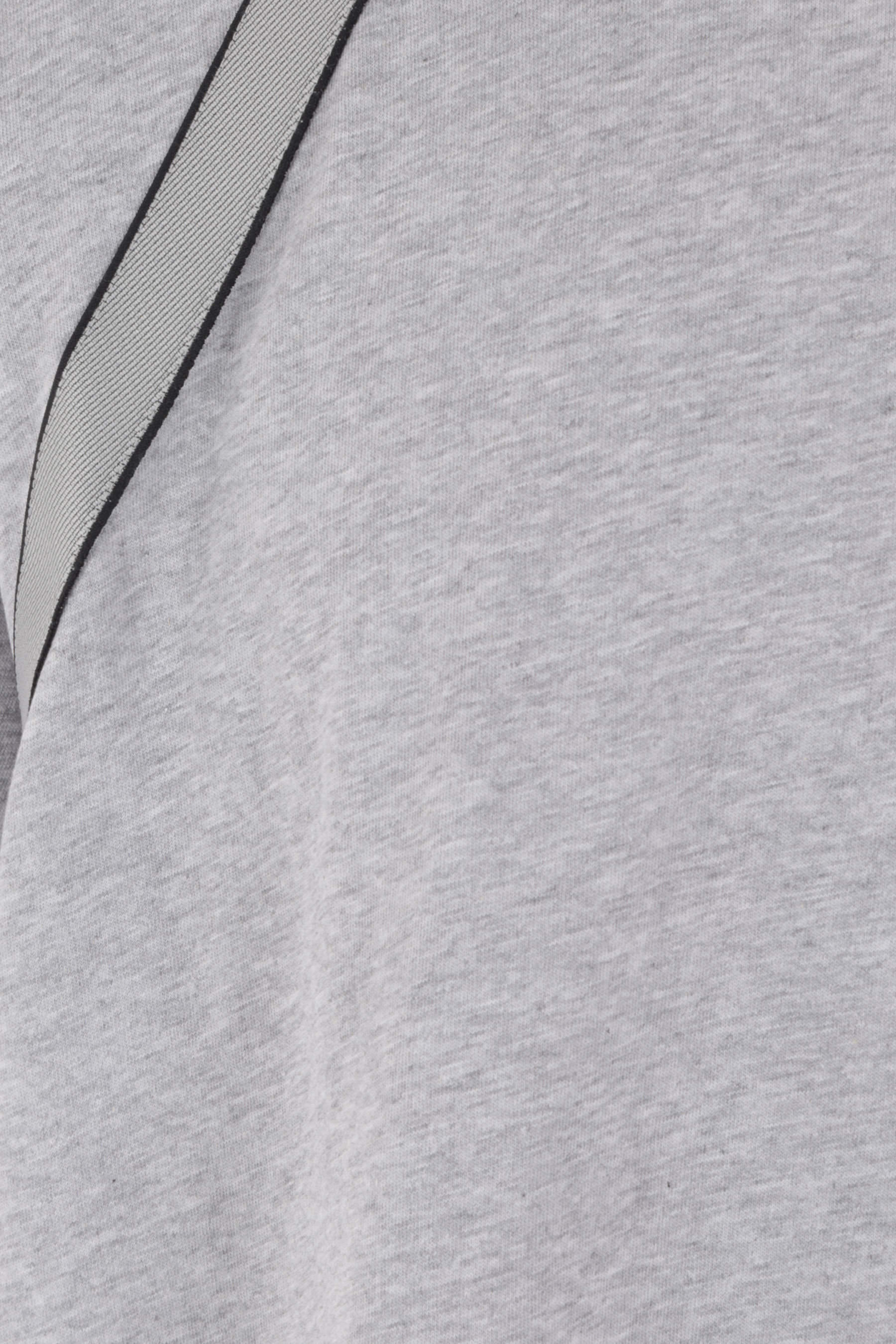 Alexander Mcqueen Organic Cotton T-shirt With Logo Detail In Gray