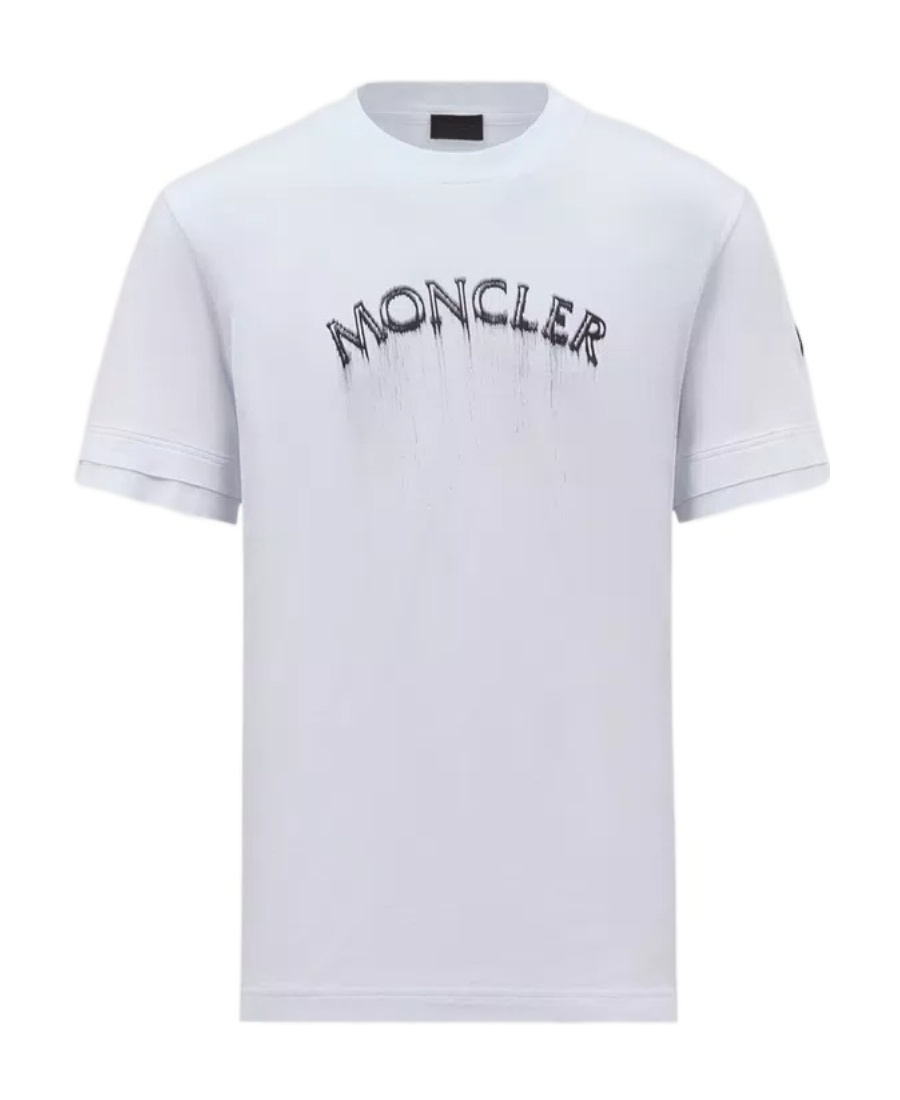 Moncler Logo Short-sleeved T-shirt In White