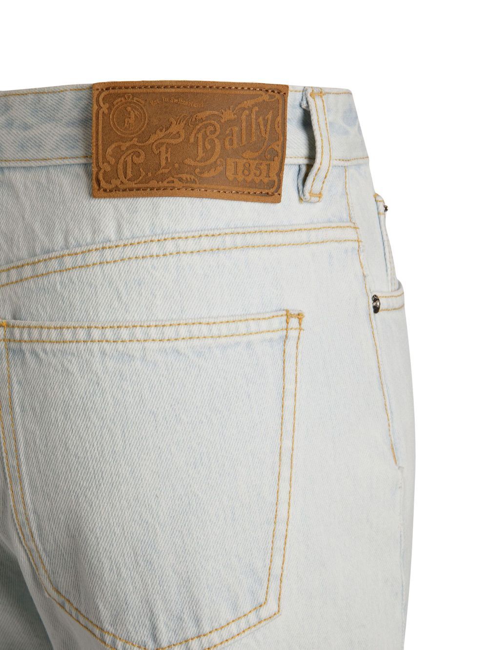 Bally Belt-loop Casual Pants In Gray