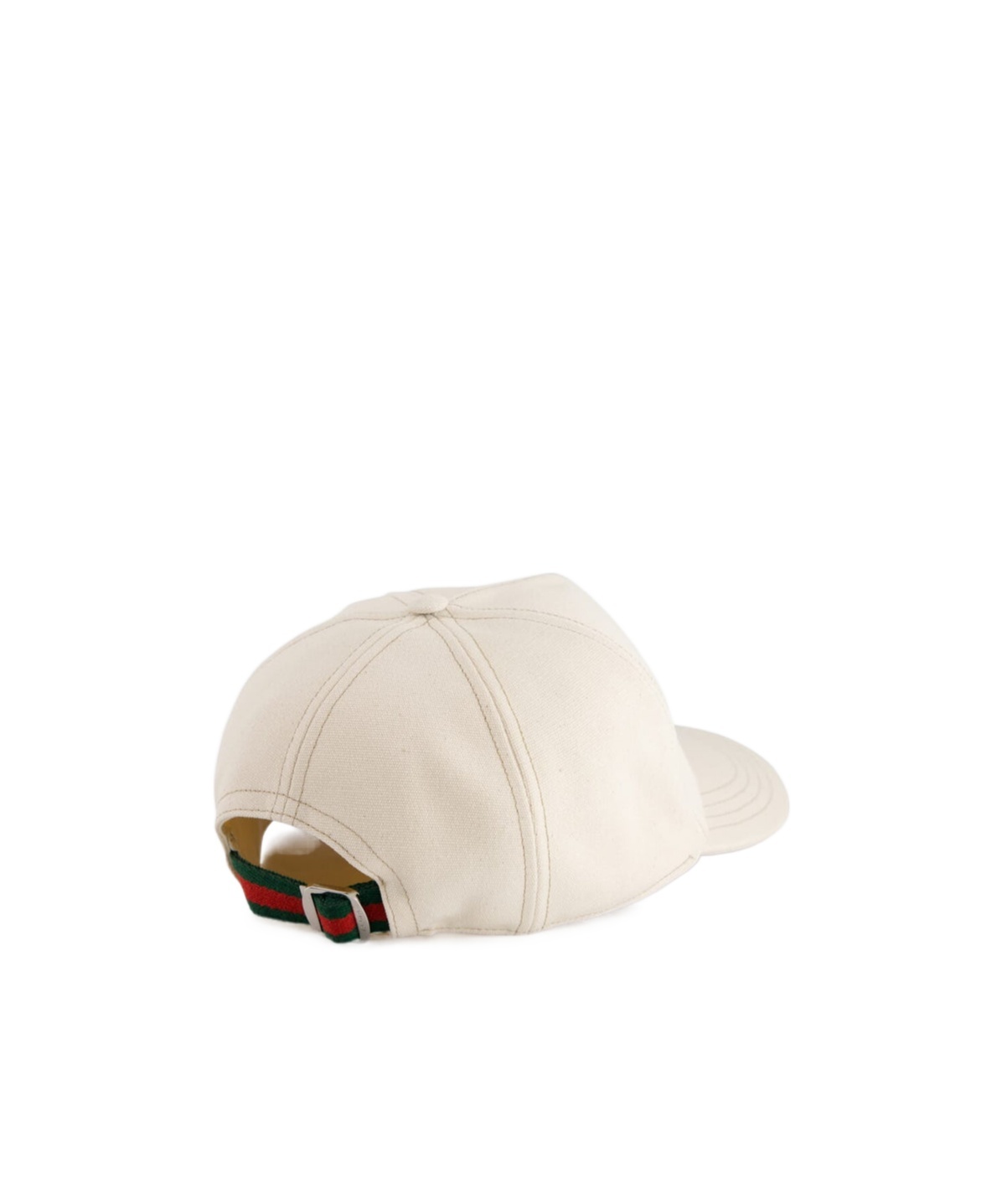 Gucci Letter Logo Baseball Cap In White
