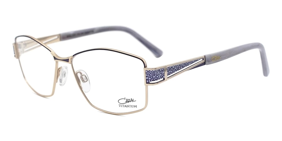 Cazal 1245 Geometric-frame Glasses In White