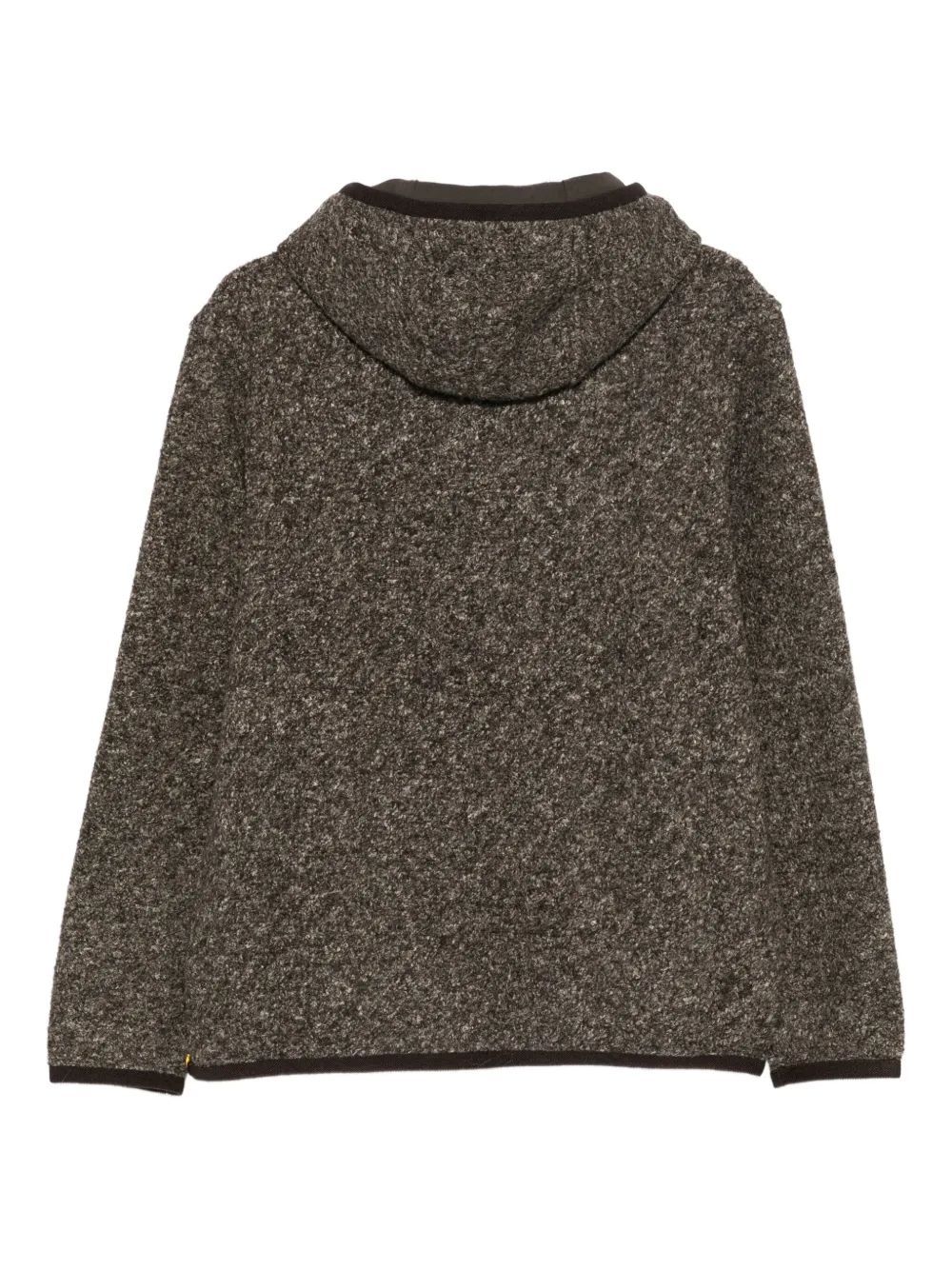 K-way Trim-detail Hoodie In Brown