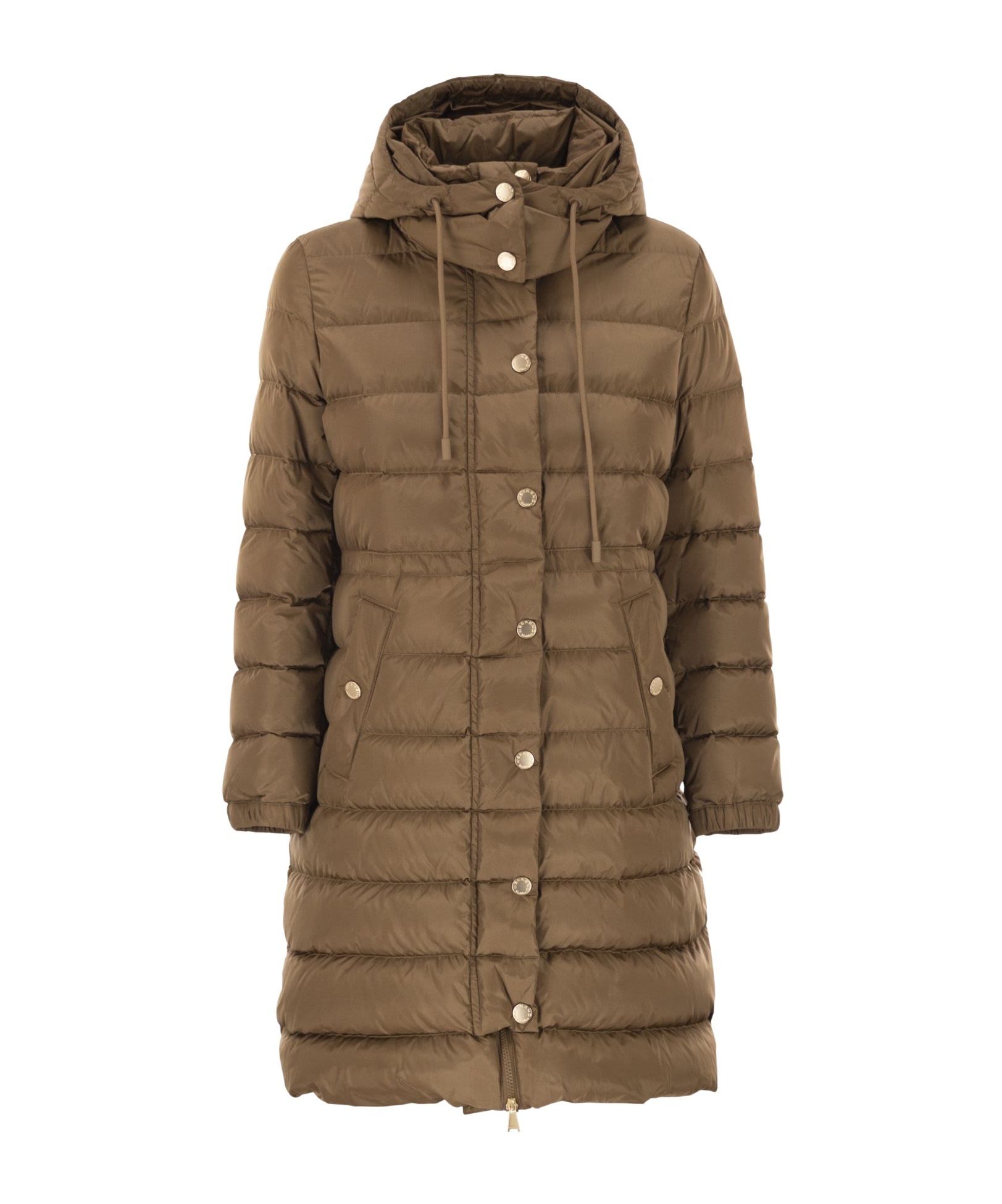 Weekend Max Mara Long-sleeved Cotton Jacket In Brown
