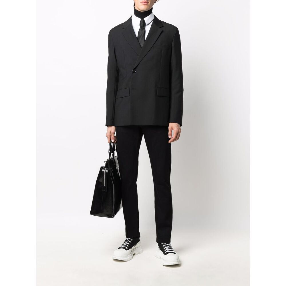 Alexander Mcqueen Trousers Denim Five Pockets In Black