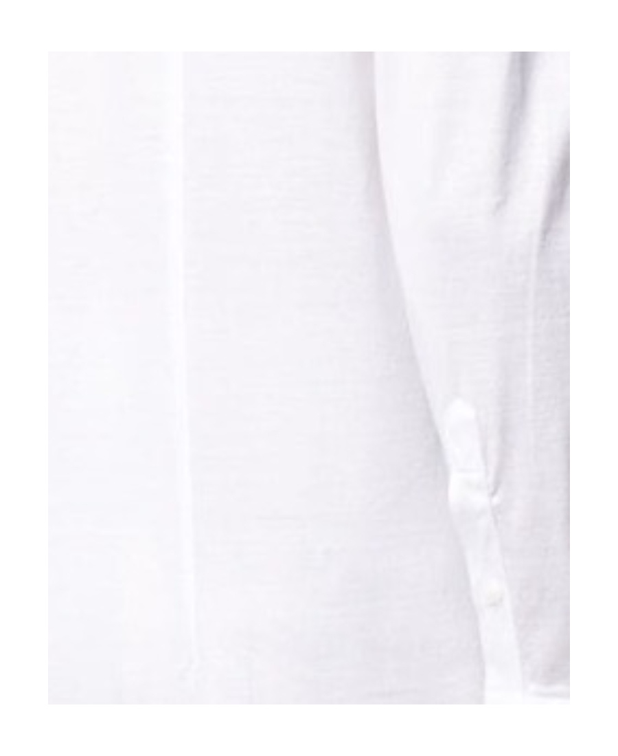 Barba Napoli Barba White Button-down Shirt With Tailored Fit In White