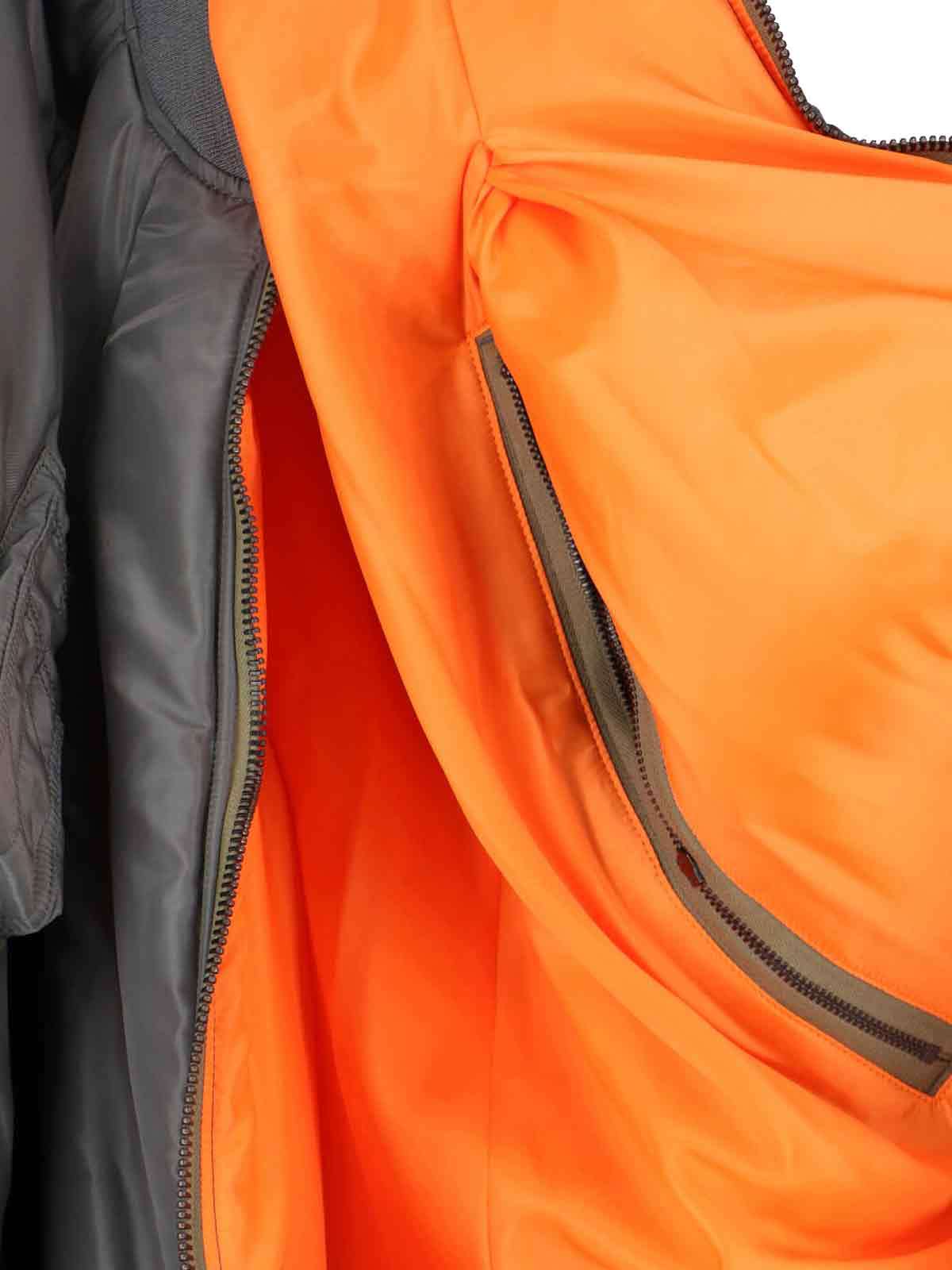 Junya Watanabe Zippered Long-sleeved Cotton Jacket In Gray