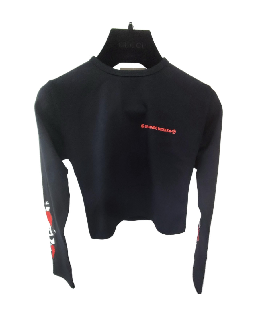 Chrome Hearts Mattyboy Graffiti Long-sleeved T-shirt In Black