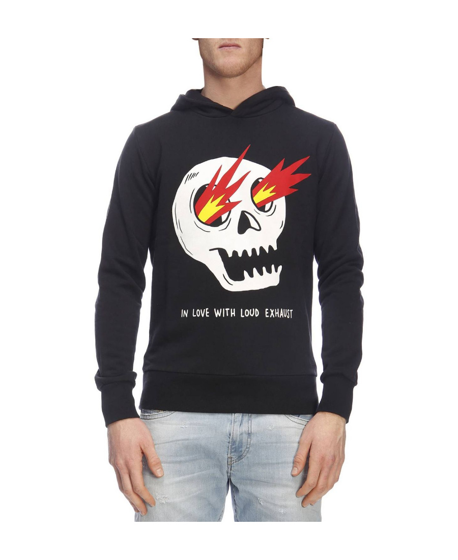 Hydrogen Logo Sweater In Black