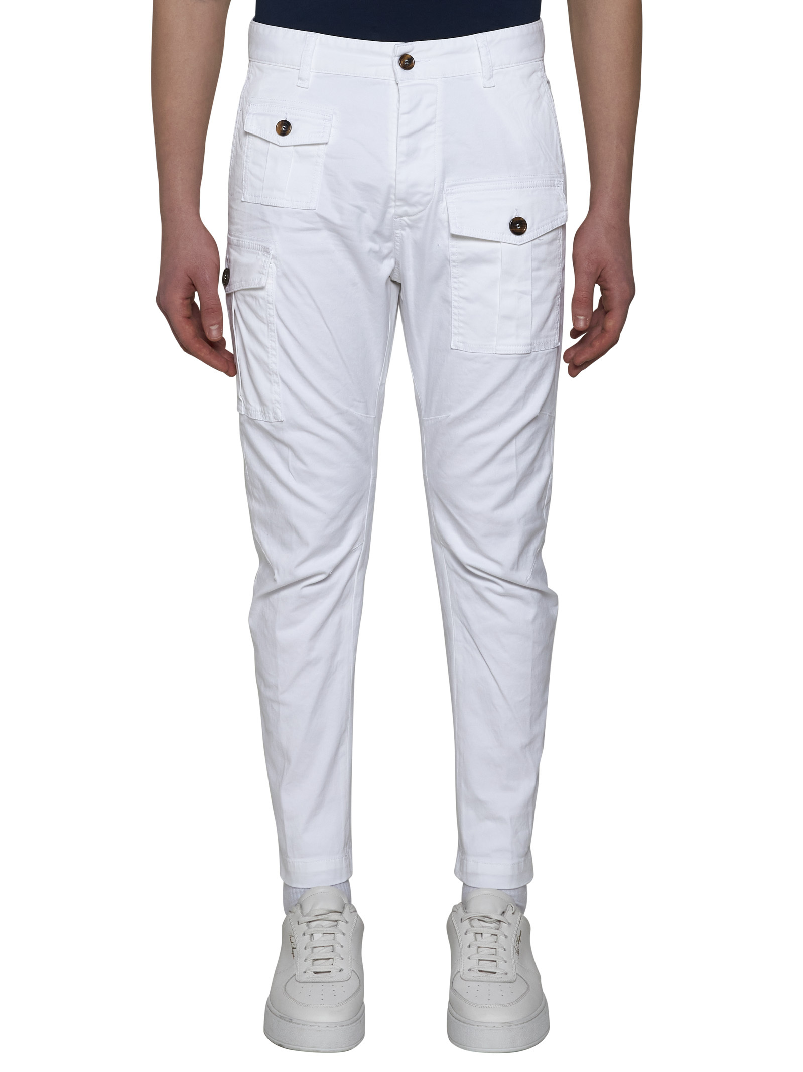 Dsquared2 Trousers In White
