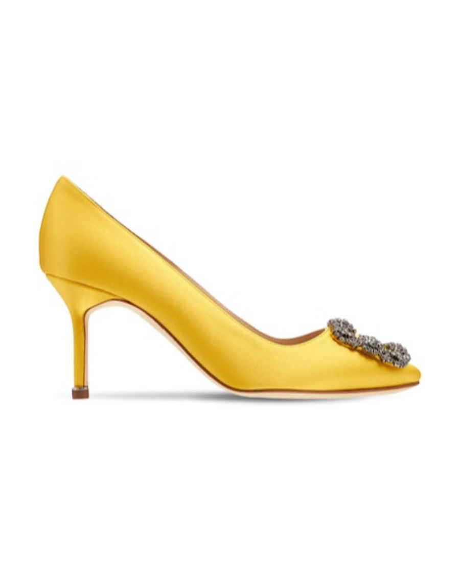 Manolo Blahnik Logo Stilettos