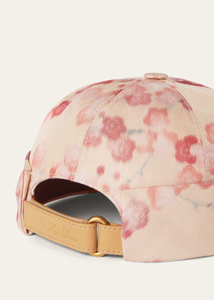 Loro Piana Logo Cashmere Hat In Nude