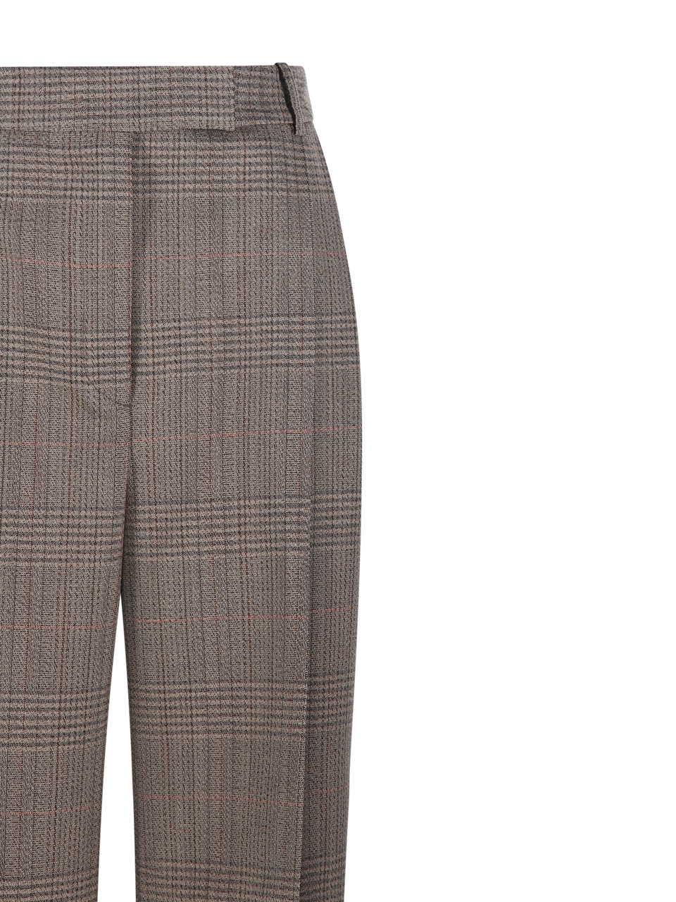 Rohe Róhe Checked Wide-leg Trousers In Gray