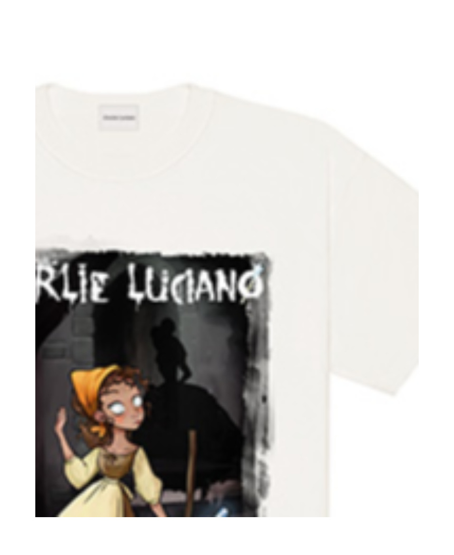 Charlie Luciano Logo T-shirt In White