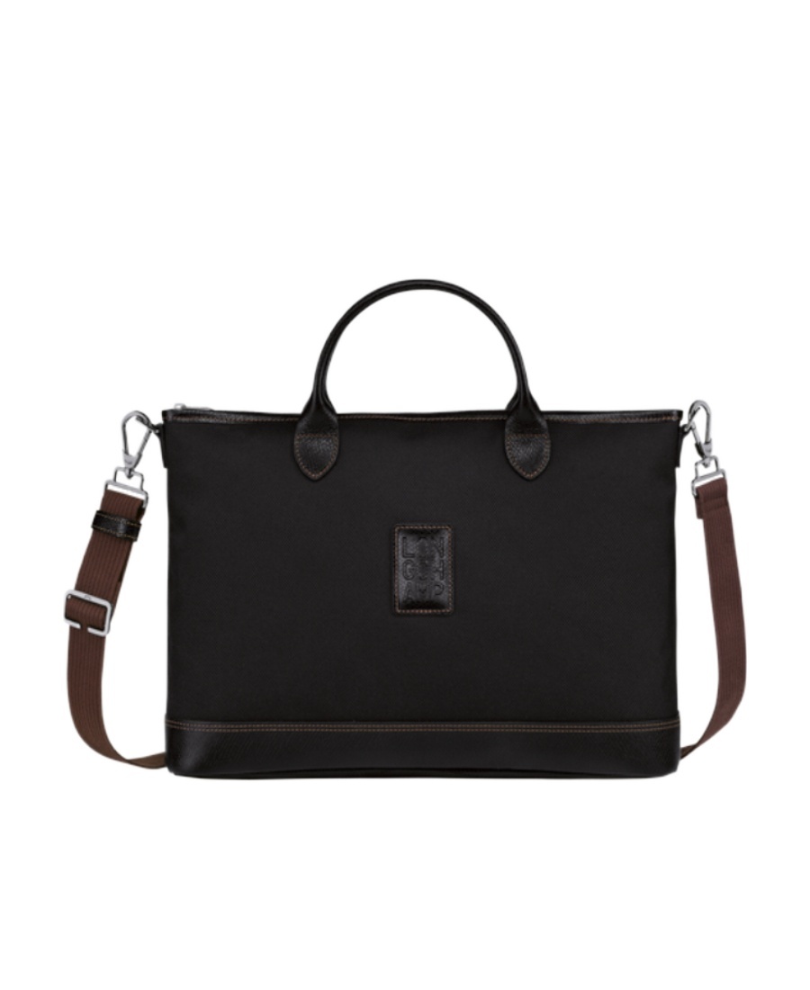 Longchamp Boxford Briefcase In Black