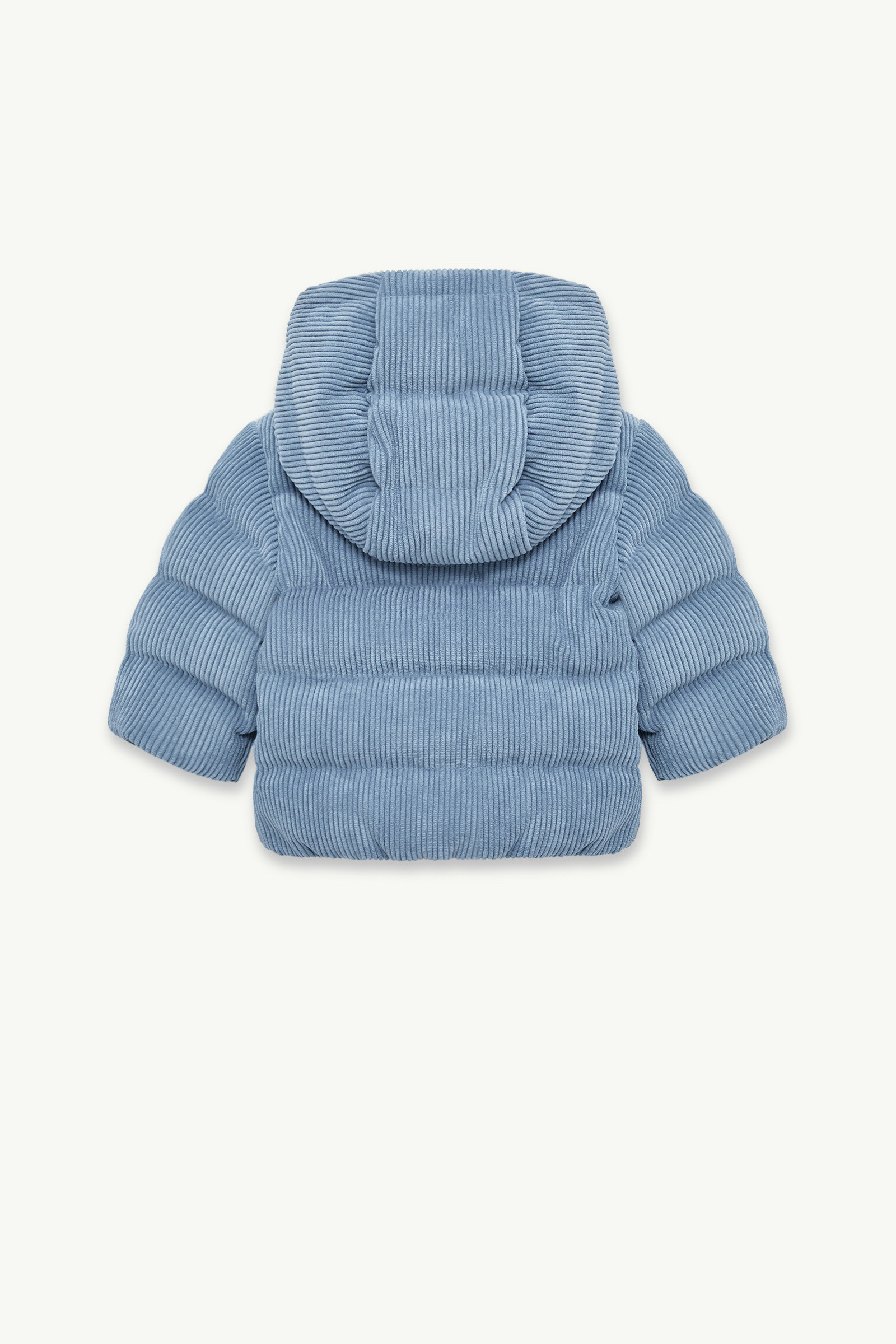 Moncler Corduroy Padded Jacket In Blue