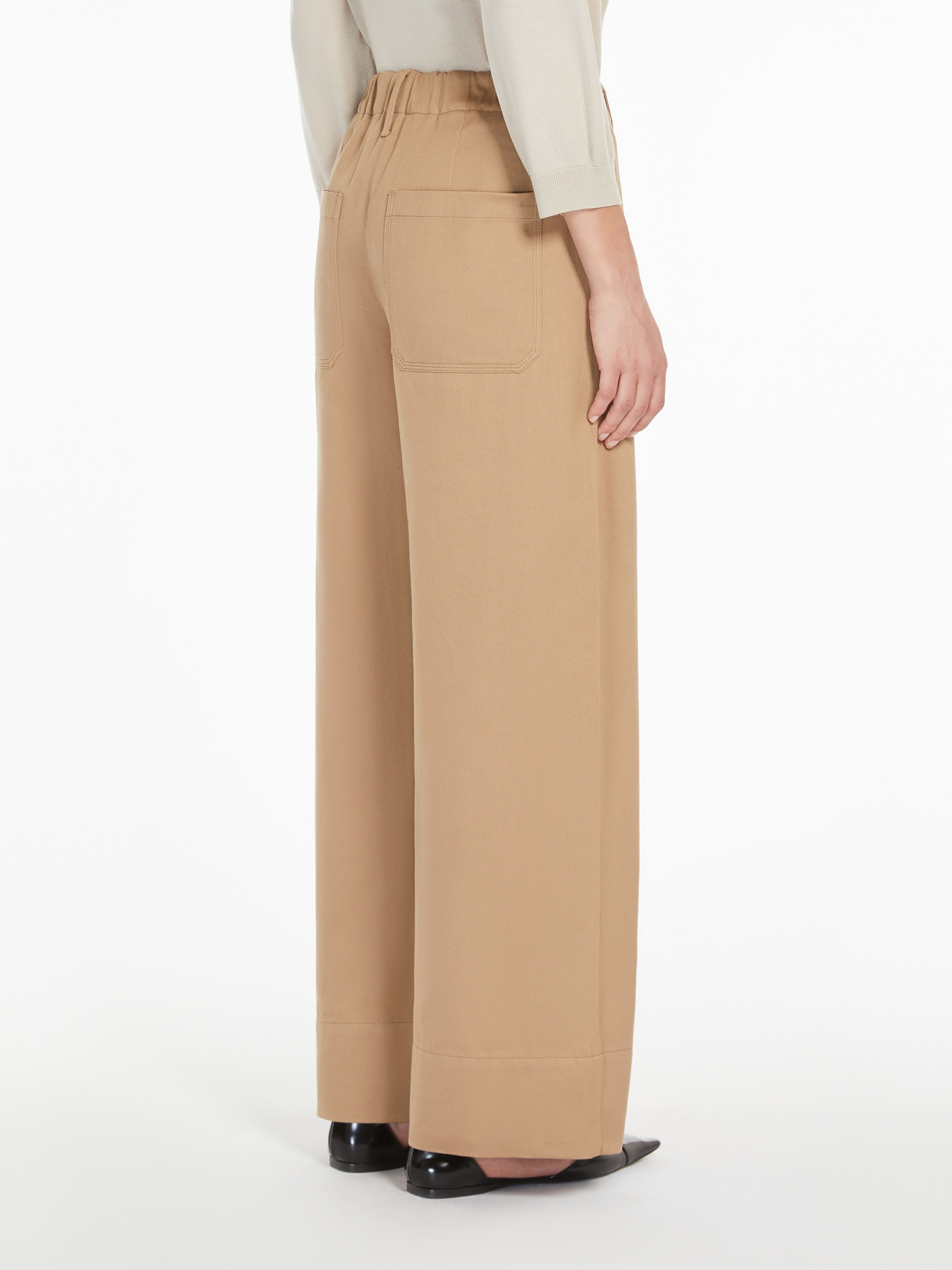 Max Mara Belt-loop Casual Pants In Nude
