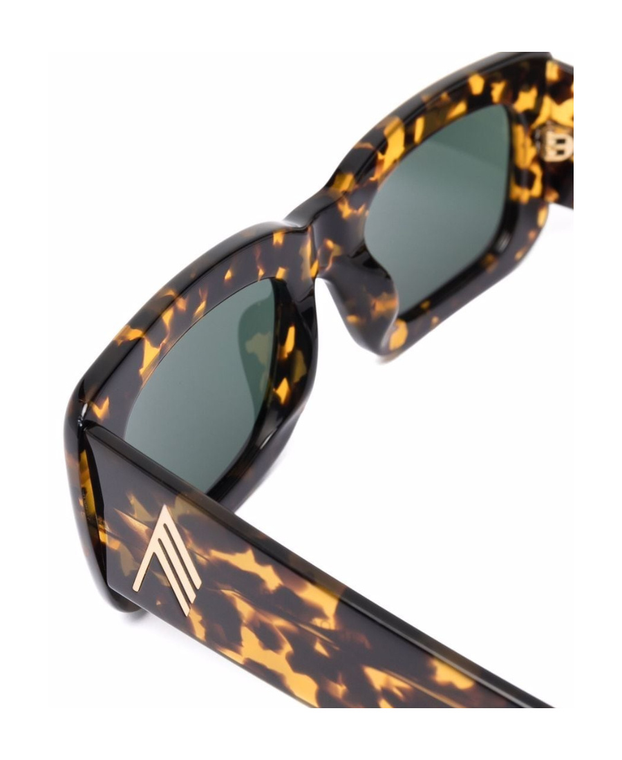 Attico Marfa Squared Acetate Sunglasses In Black