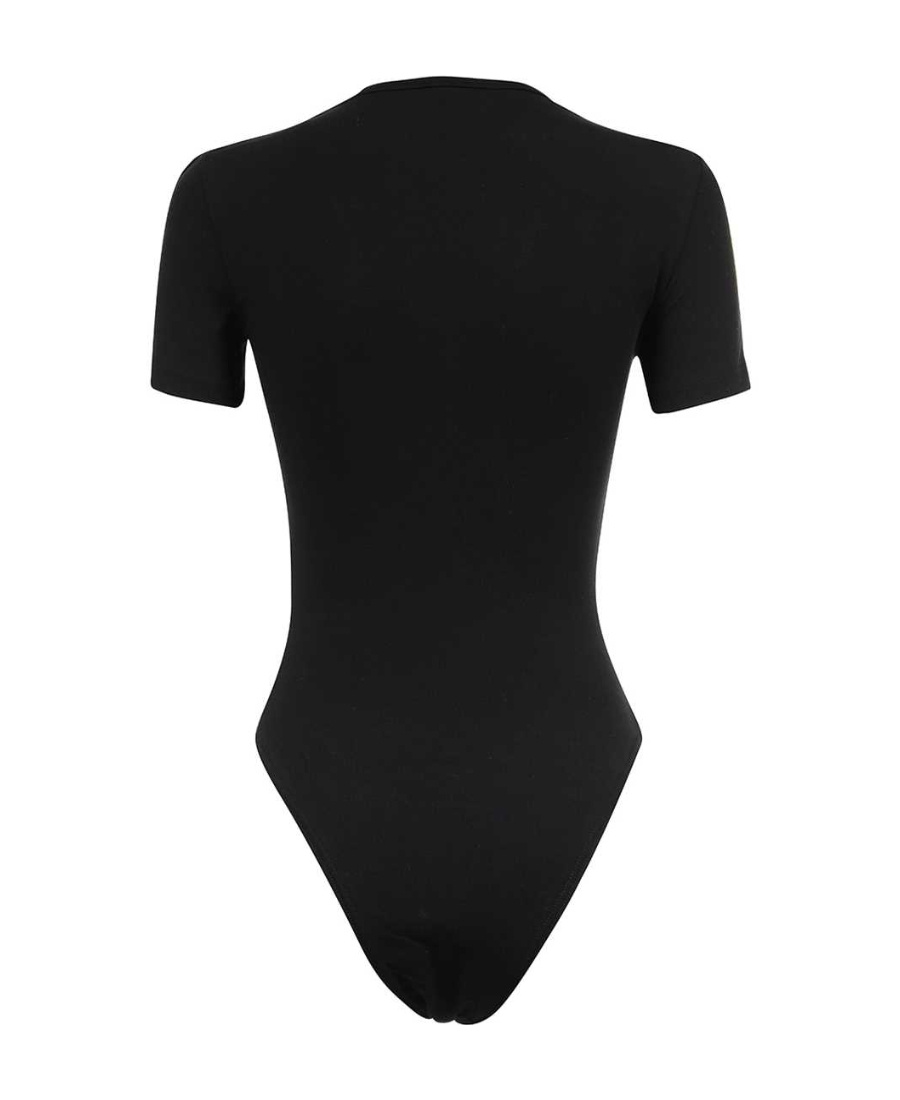 Dsquared2 Round Neck Jumpsuit In Black
