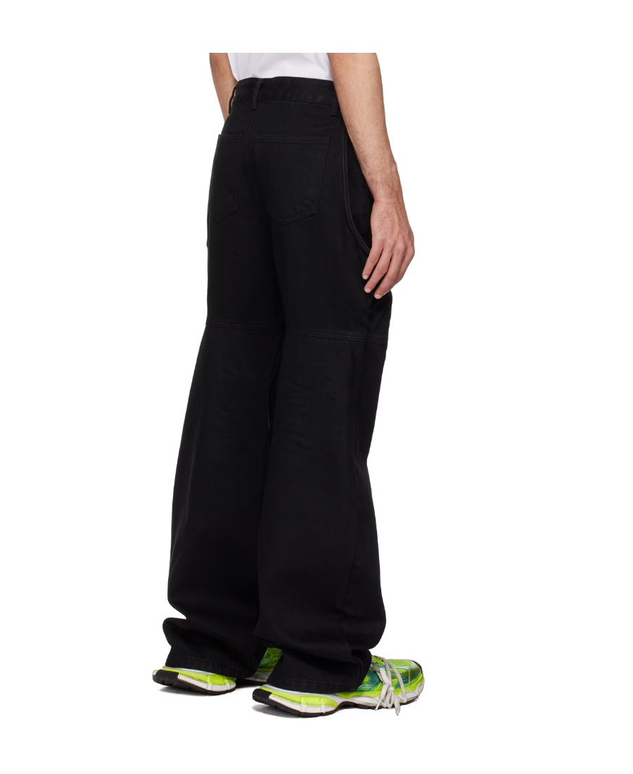 We11 Done Wire Five-pocket Jeans In Black