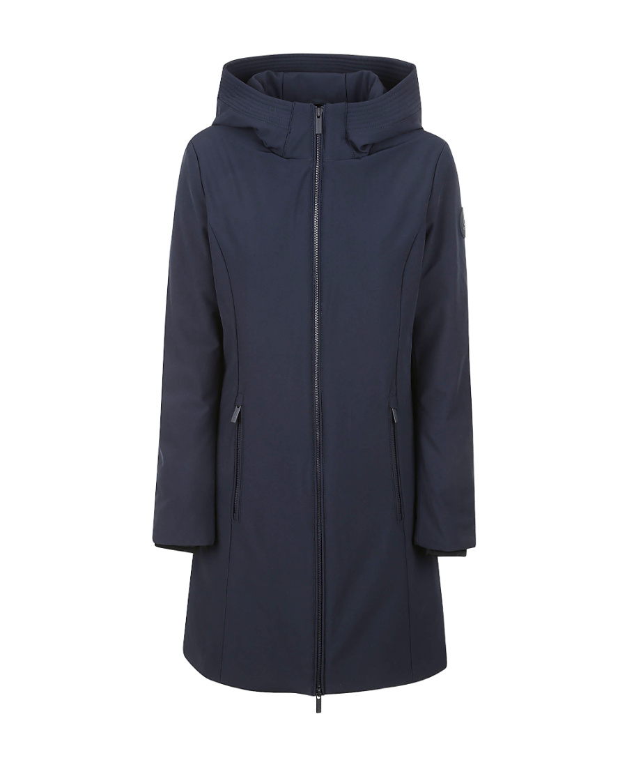 Woolrich Firth Hooded Cotton Suit In Black