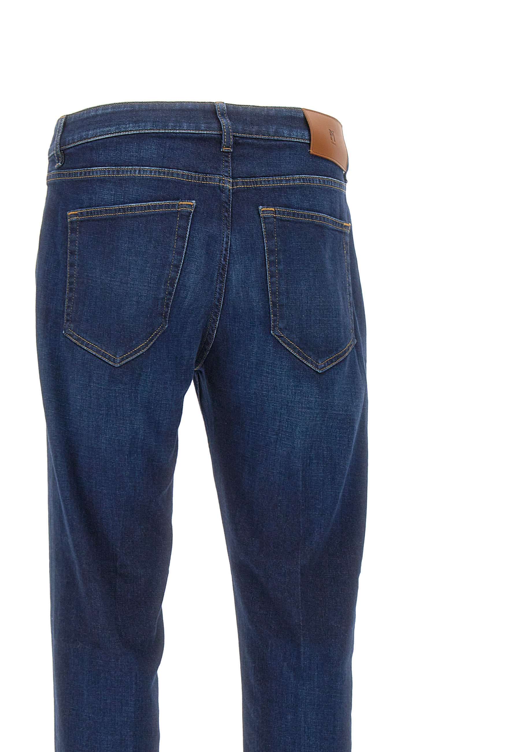 Pt Torino Jeans With Belt Loops In Blue