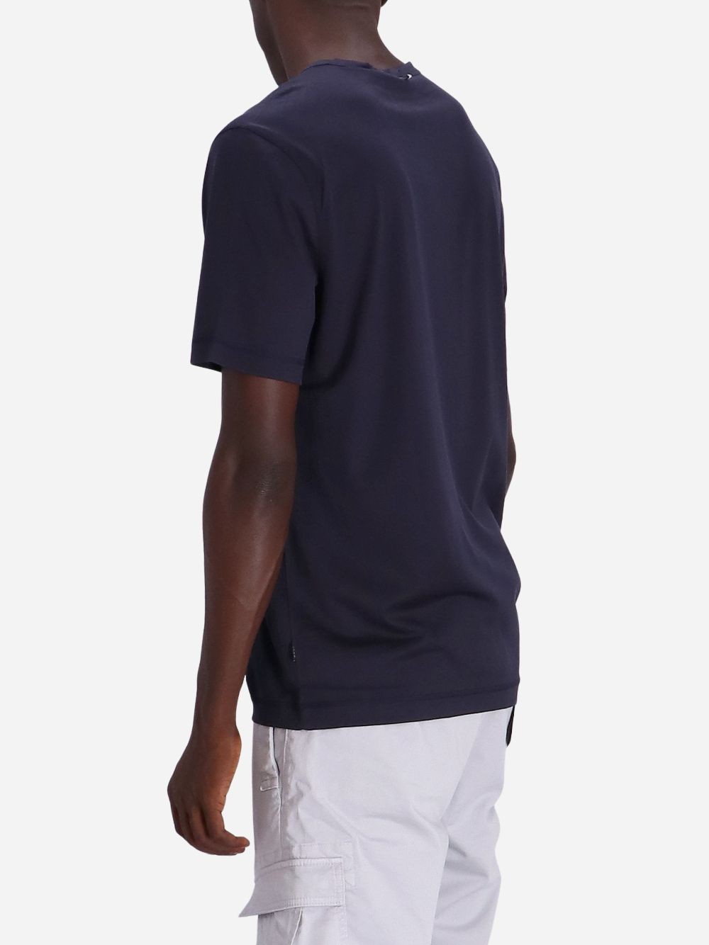 Hugo Boss Crew-neck Cotton-jersey T-shirt In Black