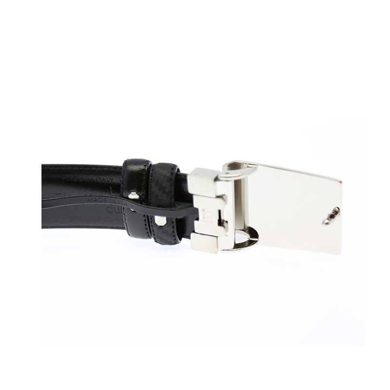 DUNHILL PLATE BUCKLE LOGO BELT 
