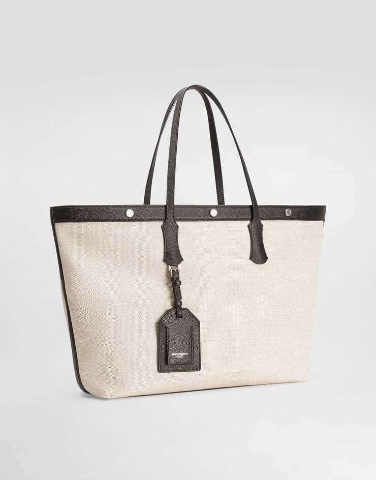 Dolce & Gabbana Atene Shopper Bag In White