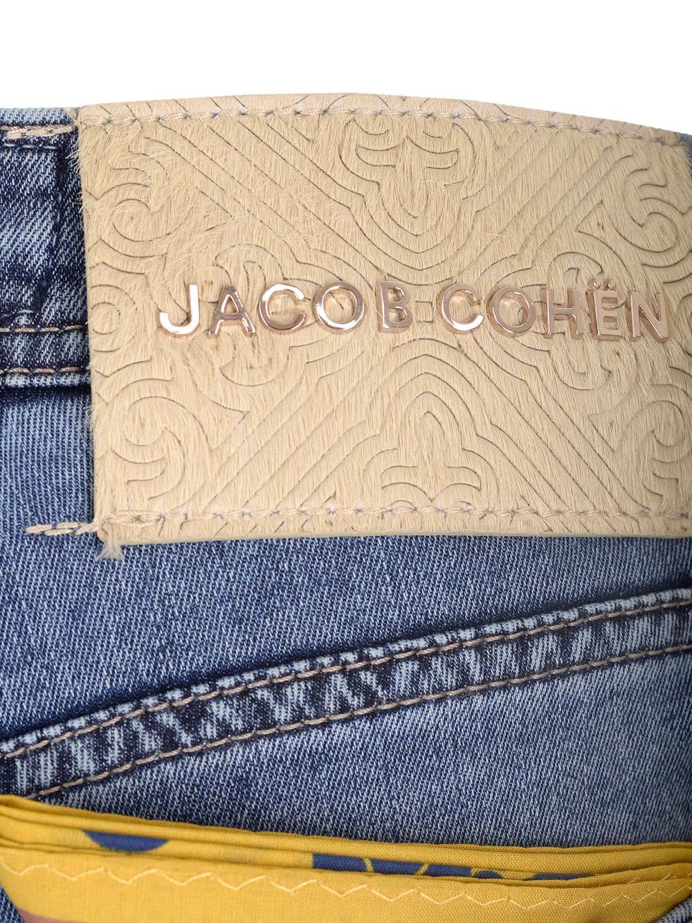JACOB COHEN MULTI-POCKET DENIM TROUSERS