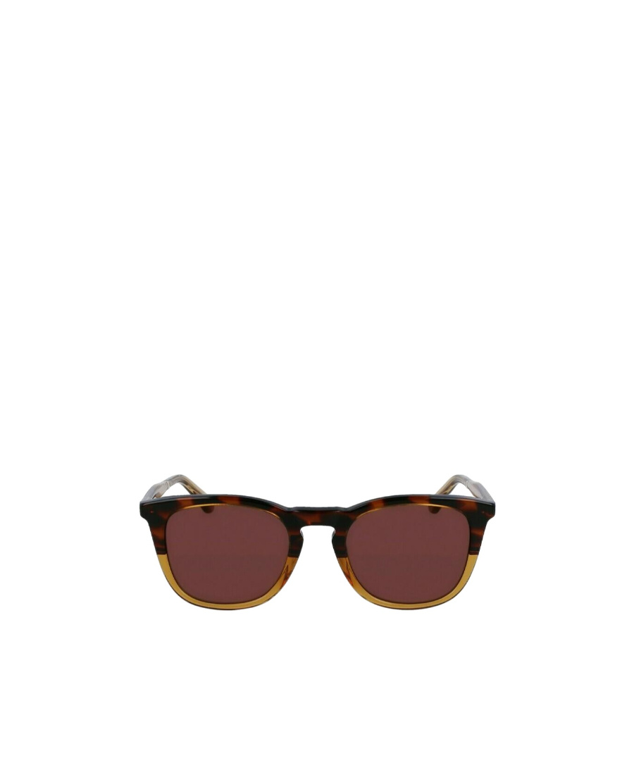 Calvin Klein Geometric Frame Sunglasses In Red