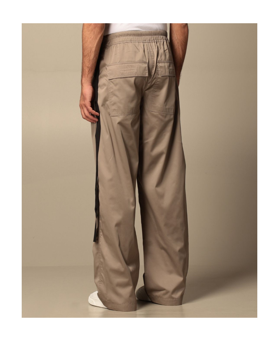 Rick Owens Drkshdw Wide-legged Casual Pants In Brown