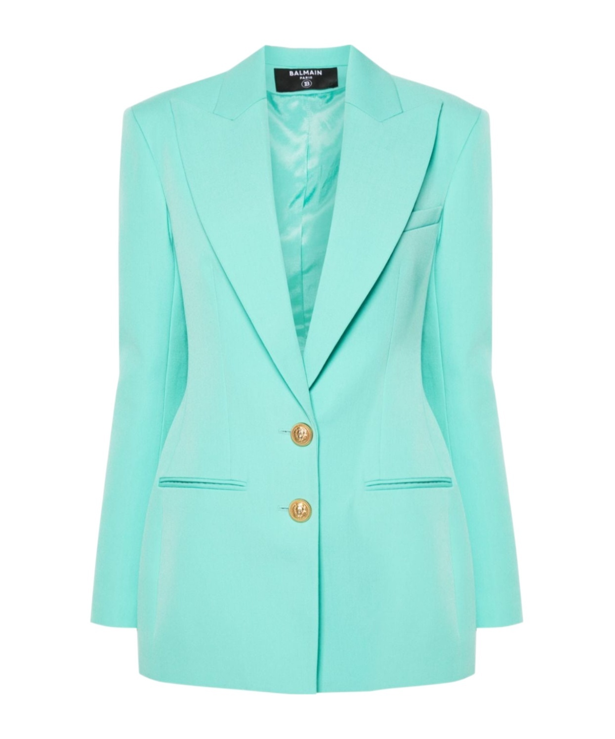 BALMAIN VIRGIN WOOL SINGLE-BREASTED BLAZER
