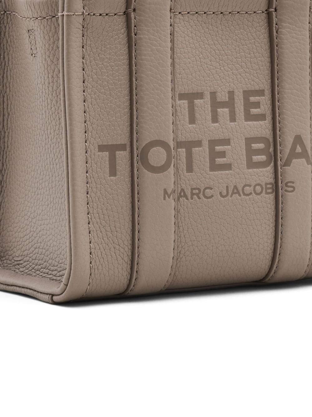 Marc Jacobs The Leather Crossbody Tote Bag In Gray