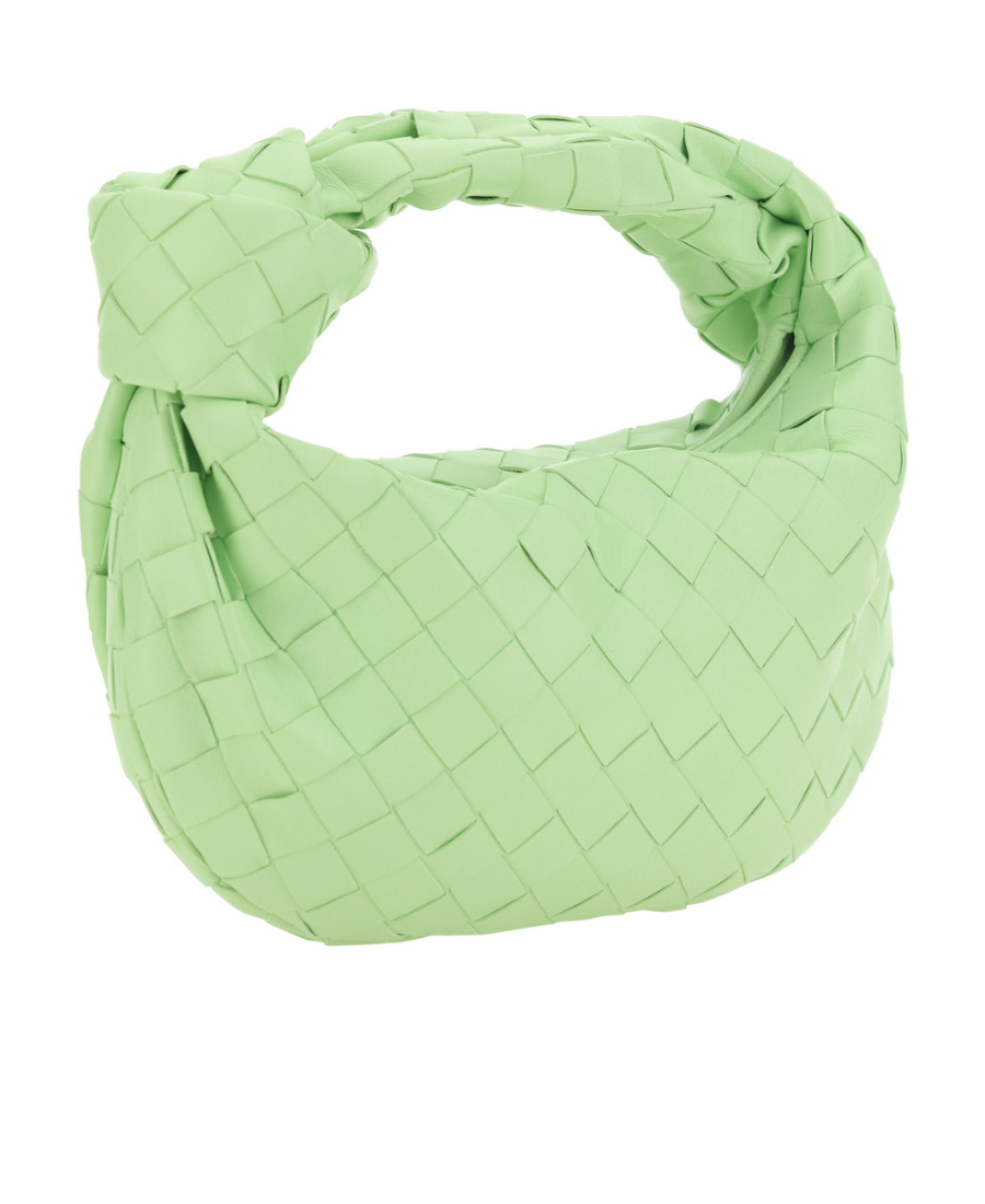 Shop Bottega Veneta Mini Jodie Handbag In Green