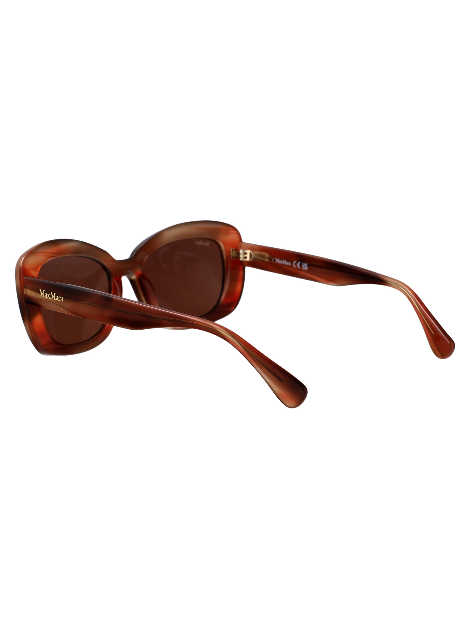 Max Mara Full-frame Sunglasses In Brown