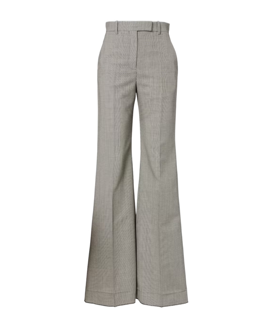 Valentino Checked Wool And Mohair Wide-leg Pants In Multi