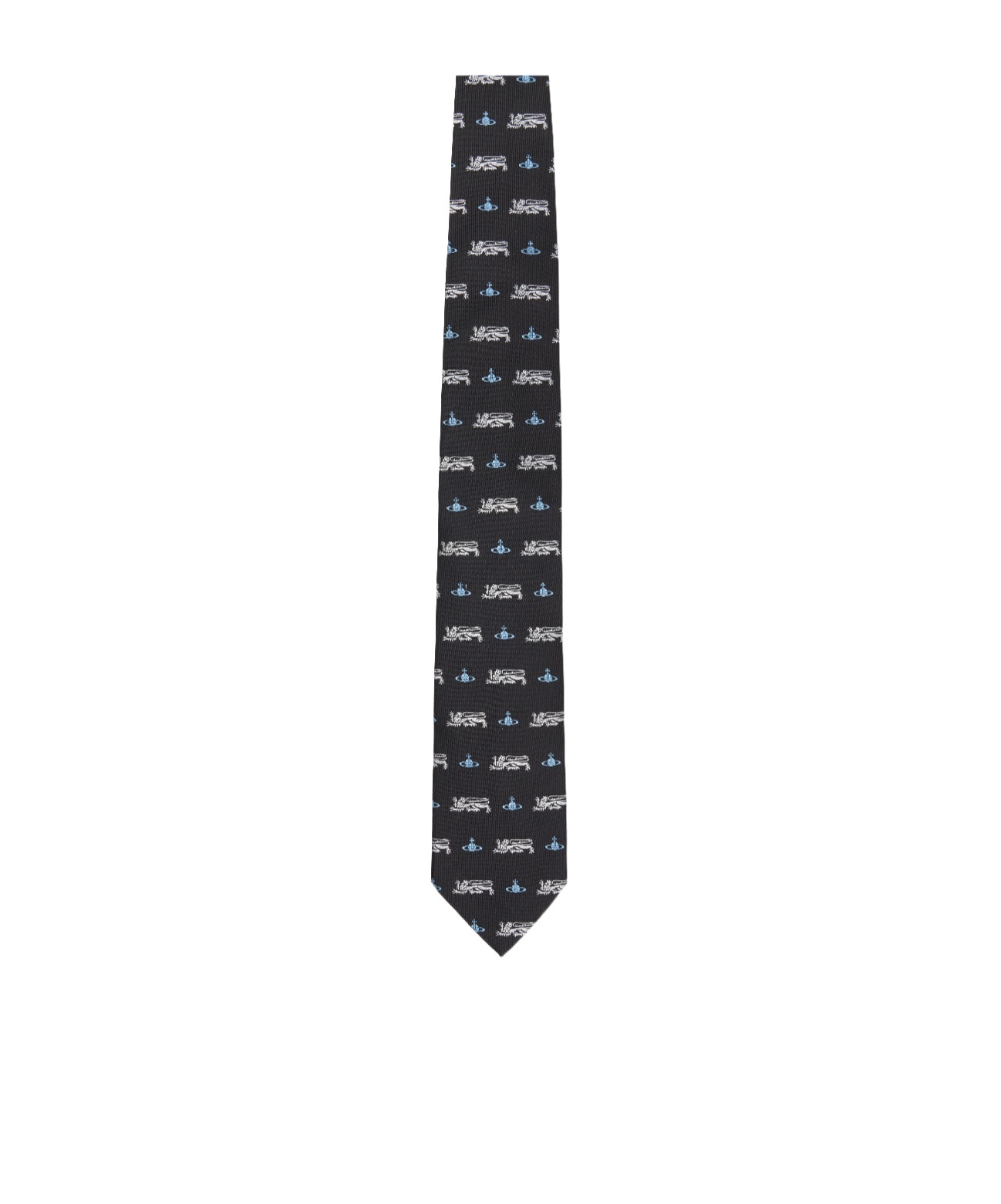 Vivienne Westwood Patterned Tie In Black