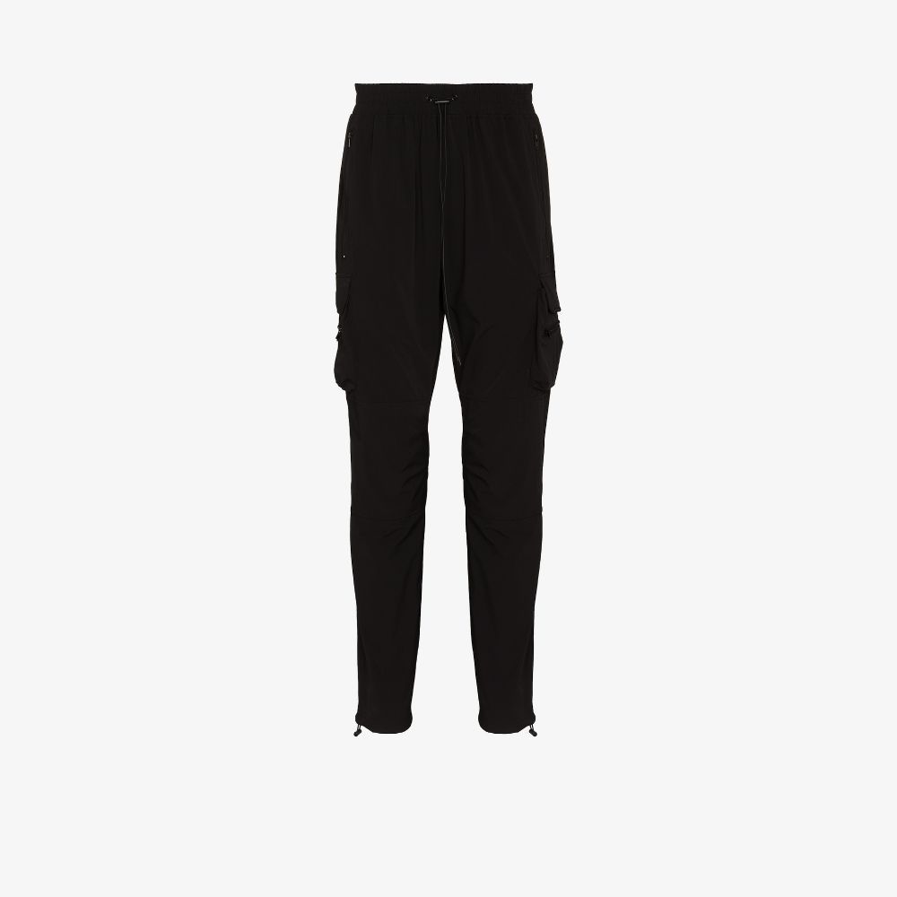 Represent Stretch Nylon Cargo Pant With Pockets In Black