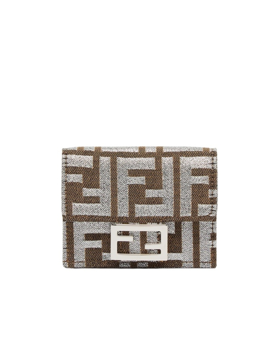 Fendi Monogrammed Tri-fold Wallet In Multicolor
