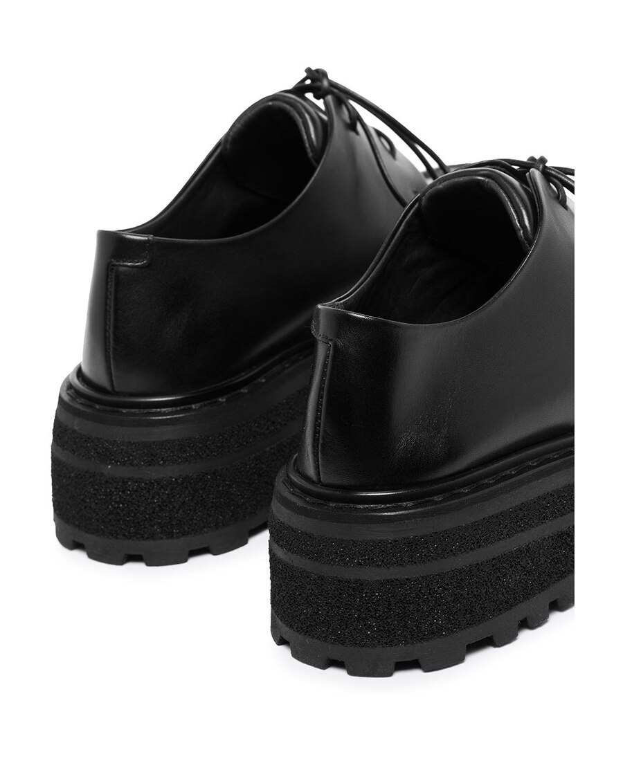 Marsèll Ridged-sole Derby Shoes In Black