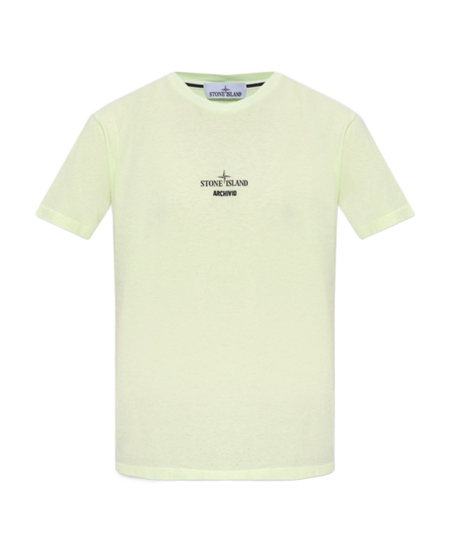 Stone Island Graphic-print T-shirt In Green