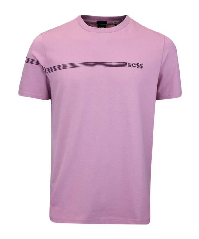 Hugo Boss Short-sleeved T-shirt In Pink