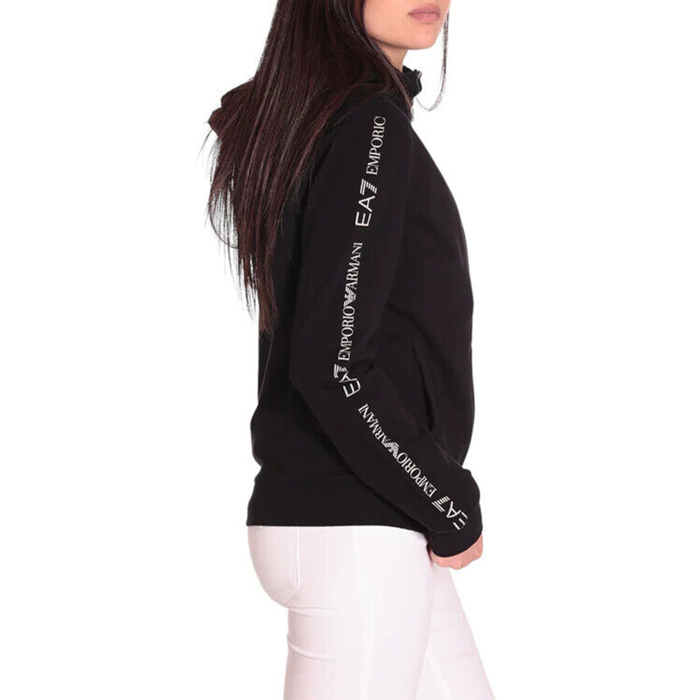 EA7 LOGO HOODED SWEATER